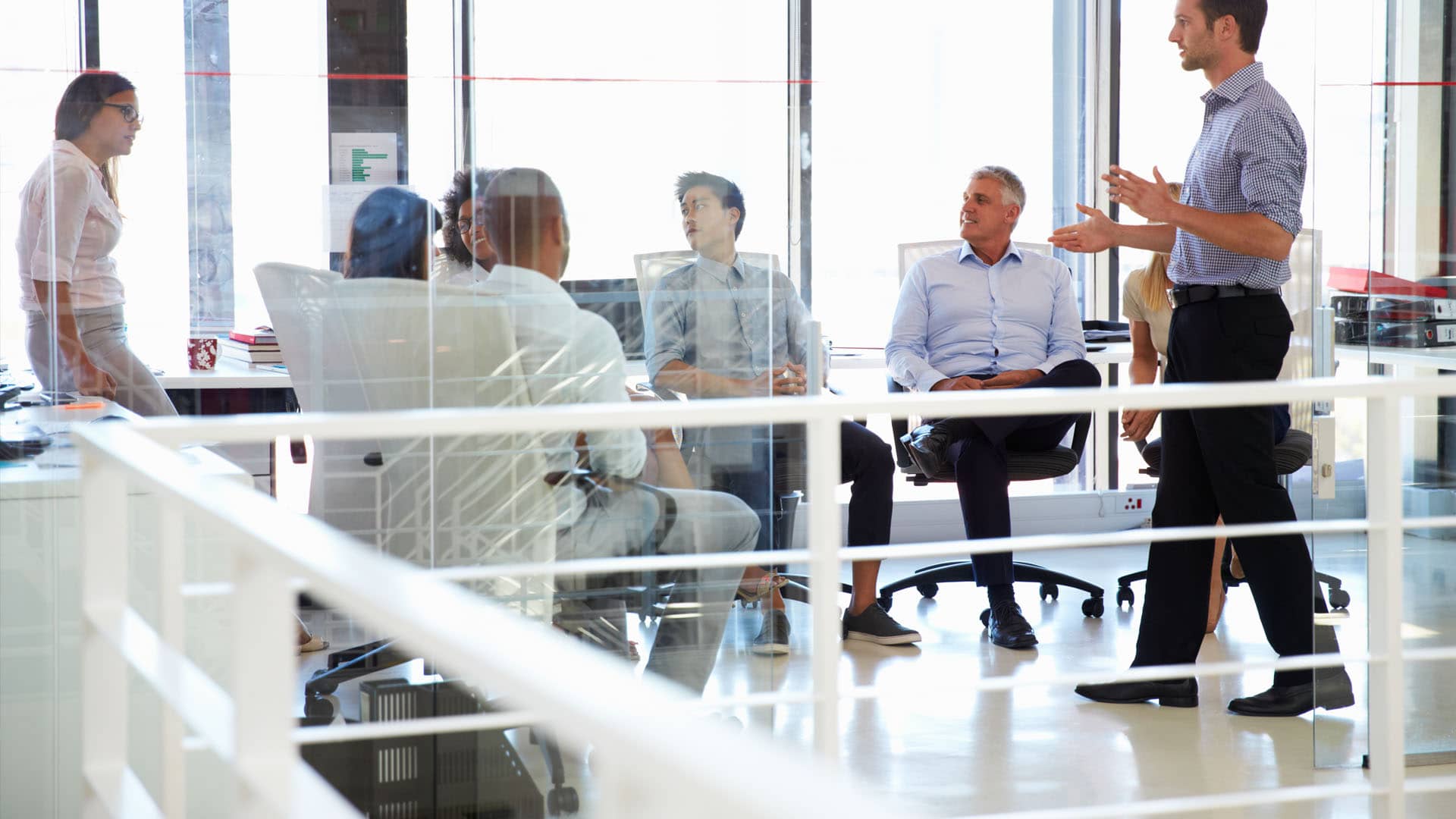meeting discussing data management